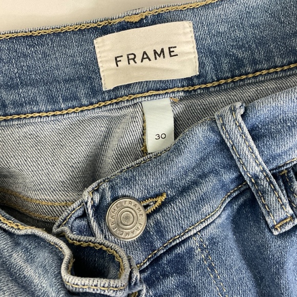 FRAME Le Palazzo Crop Jeans in Jonah - Picture 6 of 11